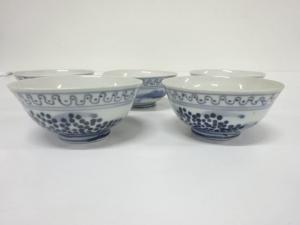 古伊万里　染付　お碗　5客